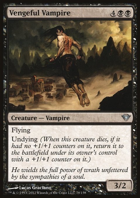 Vengeful Vampire, Dark Ascension #78, Magic: The Gathering card
