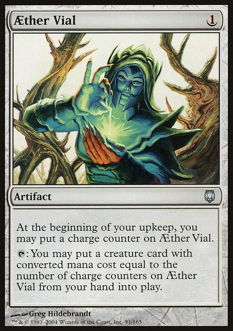 Aether Vial, Darksteel #91, Magic: The Gathering card