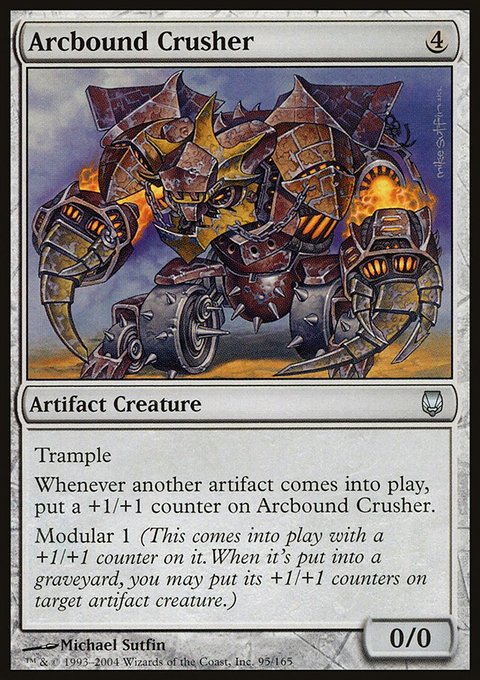 Arcbound Crusher, Darksteel #95, Magic: The Gathering card