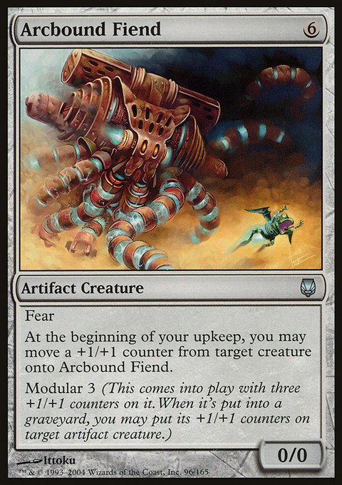 Arcbound Fiend, Darksteel #96, Magic: The Gathering card