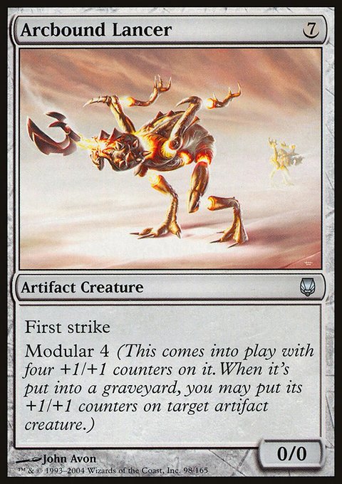 Arcbound Lancer, Darksteel #98, Magic: The Gathering card