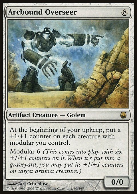 Arcbound Overseer, Darksteel #99, Magic: The Gathering card