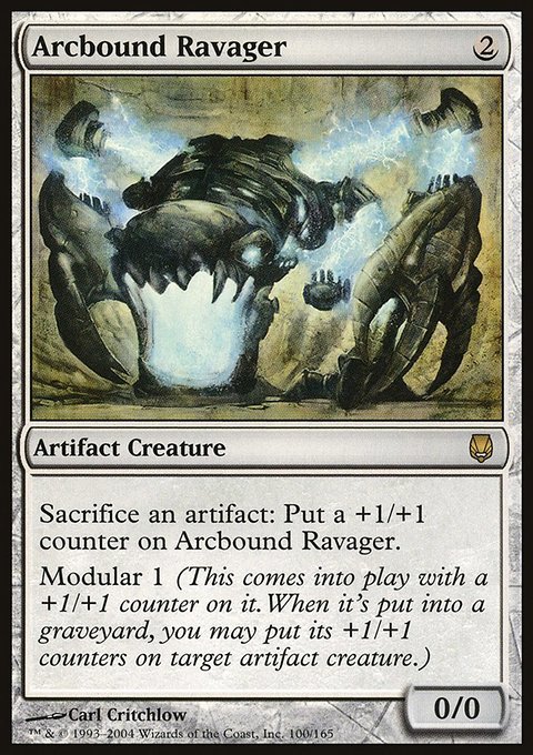 Arcbound Ravager, Darksteel #100, Magic: The Gathering card