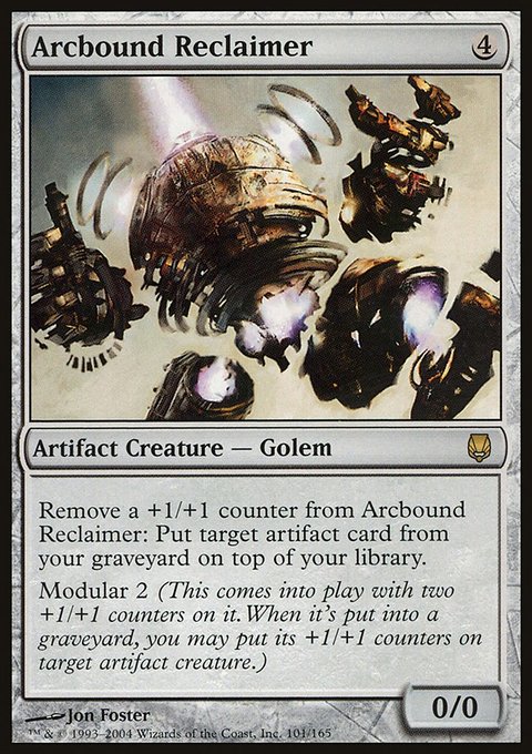 Arcbound Reclaimer, Darksteel #101, Magic: The Gathering card