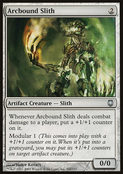 Arcbound Slith, Darksteel #102, Magic: The Gathering card