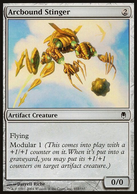 Arcbound Stinger, Darksteel #103, Magic: The Gathering card