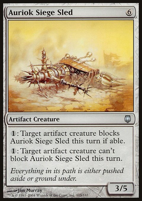 Auriok Siege Sled, Darksteel #105, Magic: The Gathering card