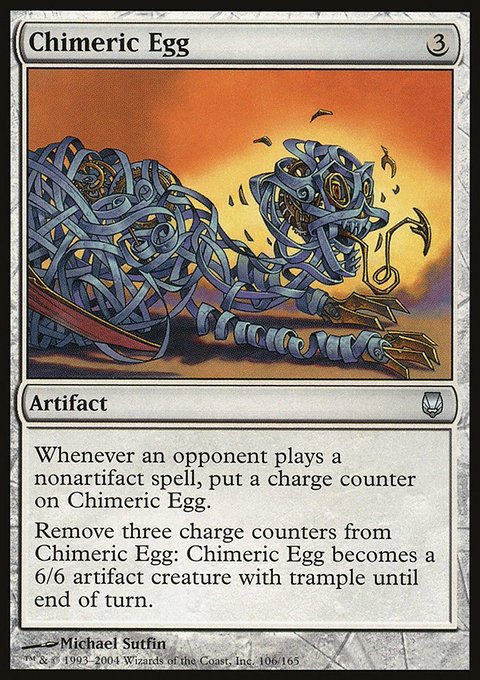 Chimeric Egg, Darksteel #106, Magic: The Gathering card