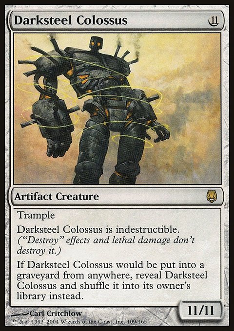 Darksteel Colossus, Darksteel #109, Magic: The Gathering card