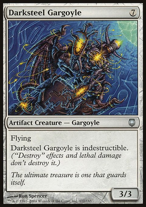 Darksteel Gargoyle, Darksteel #111, Magic: The Gathering card