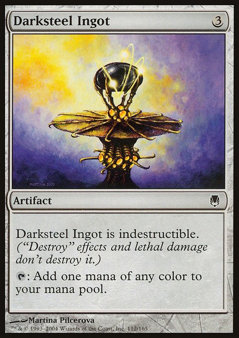 Darksteel Ingot, Darksteel #112, Magic: The Gathering card