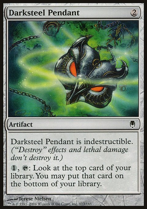 Darksteel Pendant, Darksteel #113, Magic: The Gathering card