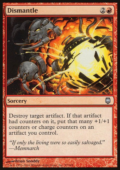 Dismantle, Darksteel #57, Magic: The Gathering card