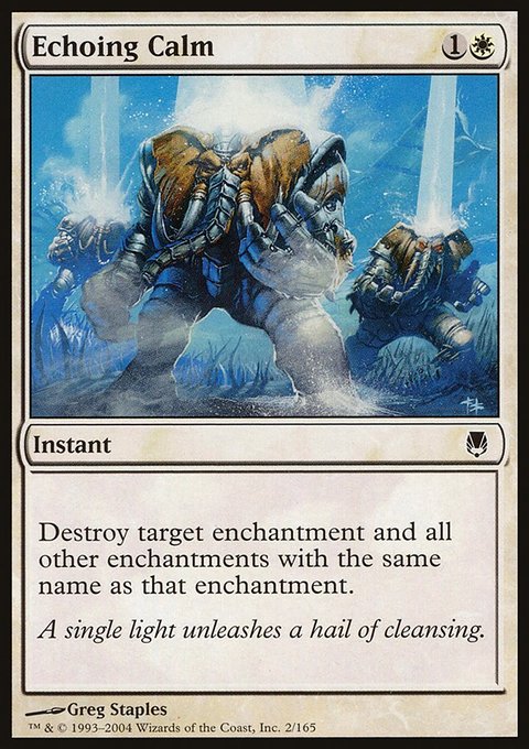 Echoing Calm, Darksteel #2, Magic: The Gathering card