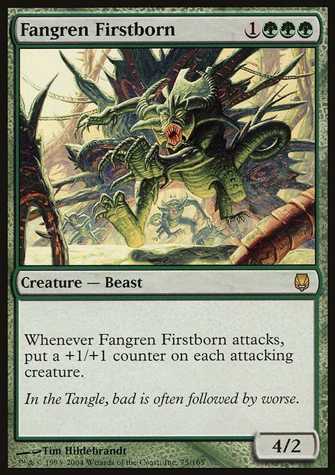 Fangren Firstborn, Darksteel #75, Magic: The Gathering card