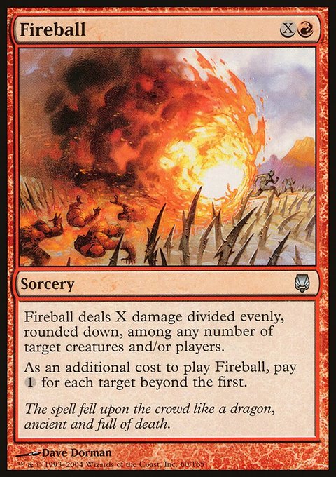 Fireball, Darksteel #60, Magic: The Gathering card