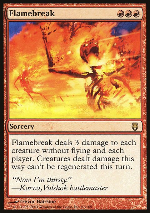 Flamebreak, Darksteel #61, Magic: The Gathering card