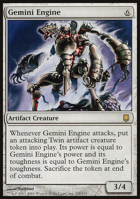 Gemini Engine, Darksteel #121, Magic: The Gathering card