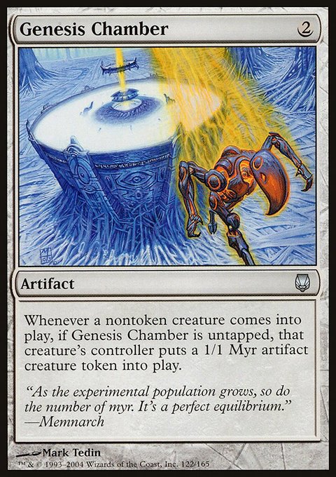 Genesis Chamber, Darksteel #122, Magic: The Gathering card