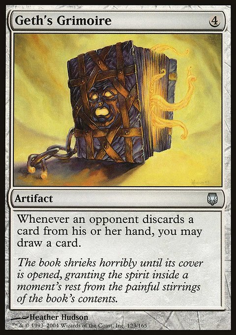 Geth's Grimoire, Darksteel #123, Magic: The Gathering card