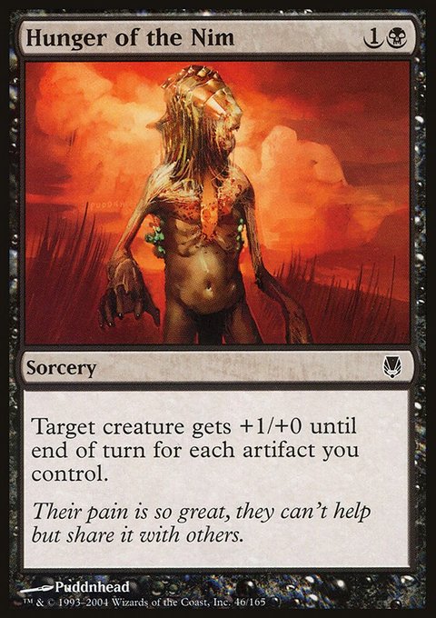 Hunger of the Nim, Darksteel #46, Magic: The Gathering card