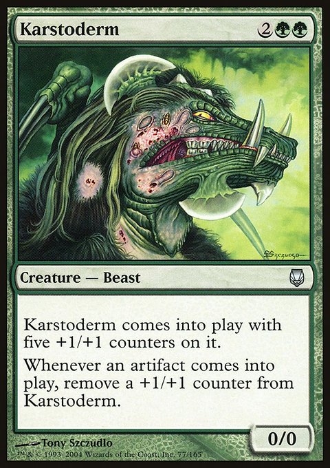 Karstoderm, Darksteel #77, Magic: The Gathering card