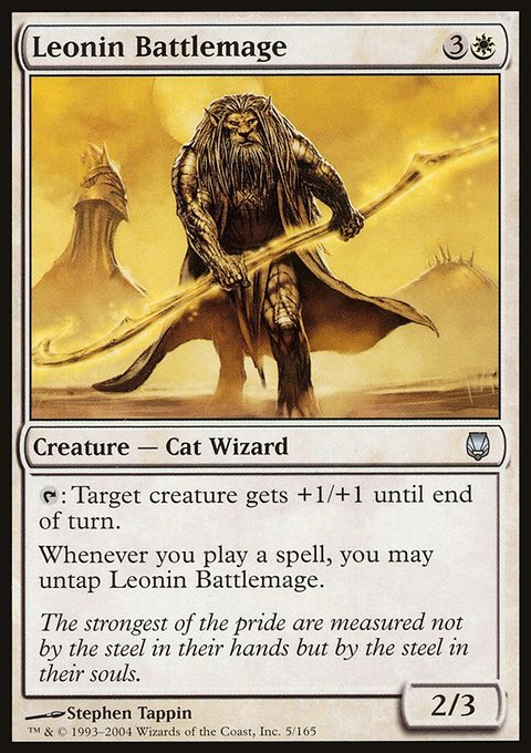 Leonin Battlemage, Darksteel #5, Magic: The Gathering card