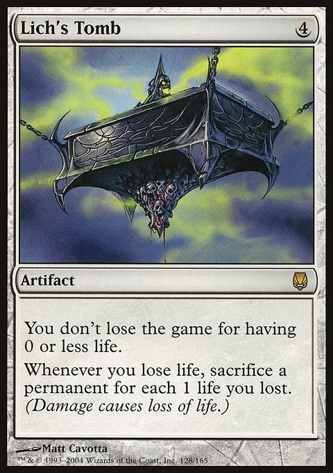 Lich's Tomb, Darksteel #128, Magic: The Gathering card