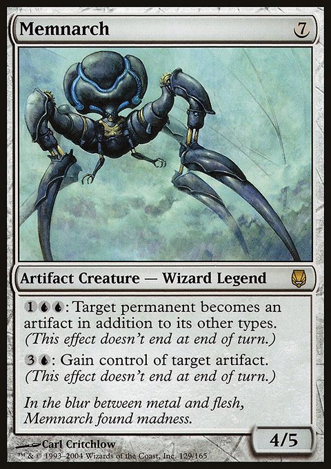 Memnarch, Darksteel #129, Magic: The Gathering card