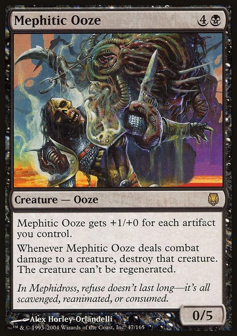 Mephitic Ooze, Darksteel #47, Magic: The Gathering card