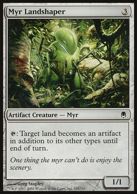 Myr Landshaper, Darksteel #131, Magic: The Gathering card