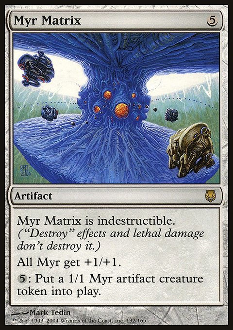 Myr Matrix, Darksteel #132, Magic: The Gathering card