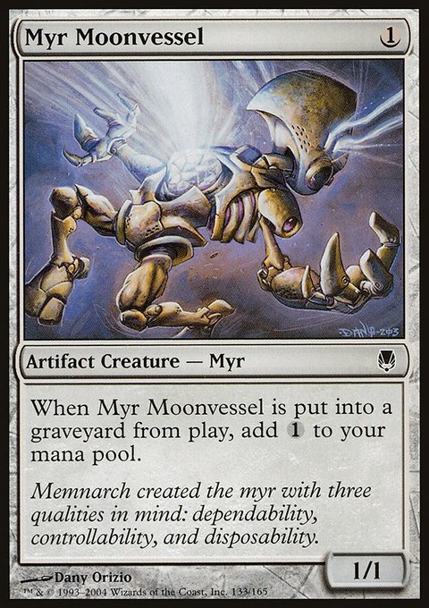 Myr Moonvessel, Darksteel #133, Magic: The Gathering card