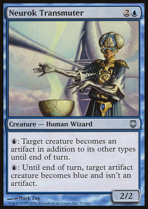 Neurok Transmuter, Darksteel #27, Magic: The Gathering card