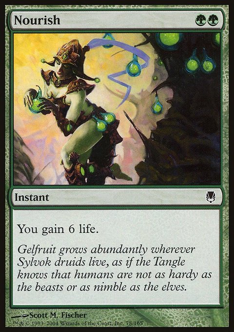 Nourish, Darksteel #78, Magic: The Gathering card
