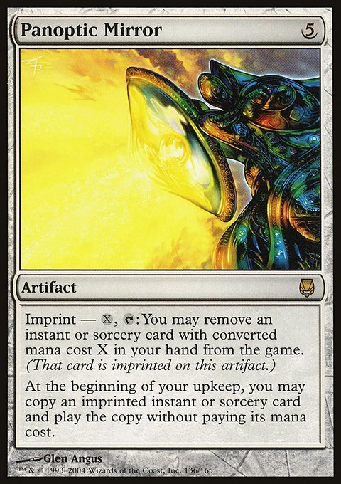 Panoptic Mirror, Darksteel #136, Magic: The Gathering card