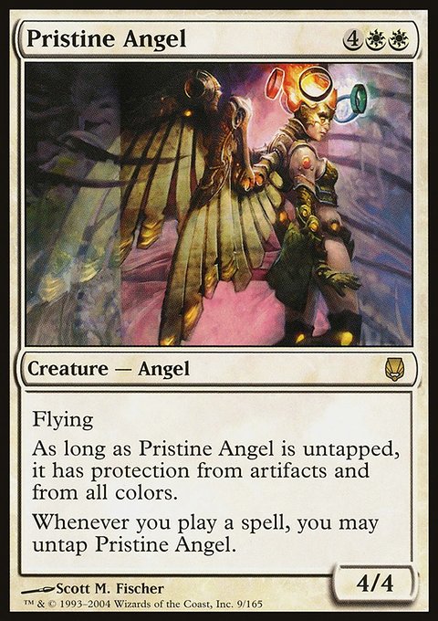 Pristine Angel, Darksteel #9, Magic: The Gathering card