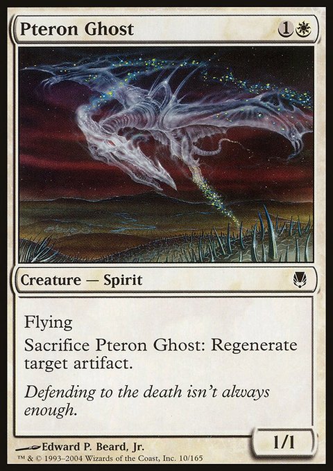 Pteron Ghost, Darksteel #10, Magic: The Gathering card