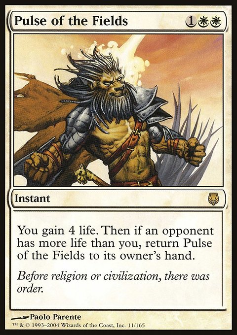 Pulse of the Fields, Darksteel #11, Magic: The Gathering card