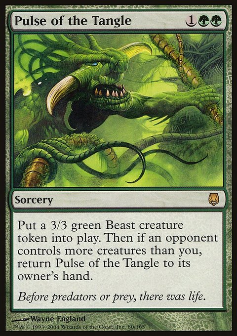 Pulse of the Tangle, Darksteel #80, Magic: The Gathering card