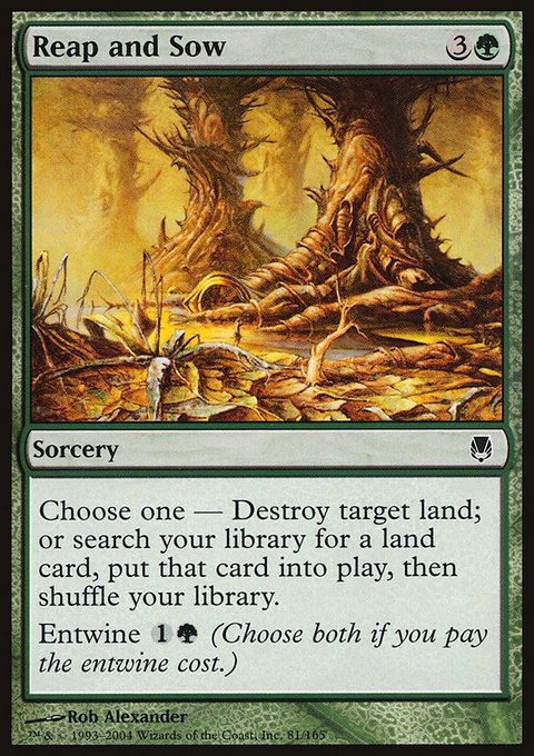 Reap and Sow, Darksteel #81, Magic: The Gathering card
