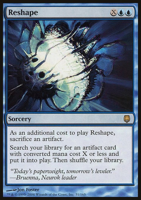 Reshape, Darksteel #31, Magic: The Gathering card