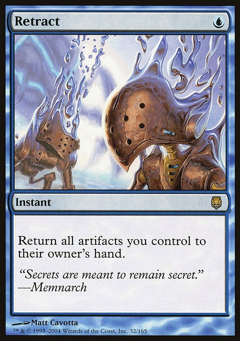 Retract, Darksteel #32, Magic: The Gathering card