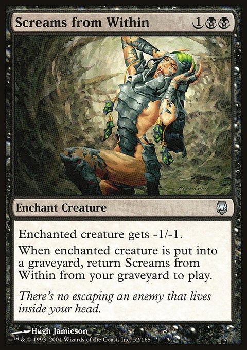 Screams from Within, Darksteel #52, Magic: The Gathering card