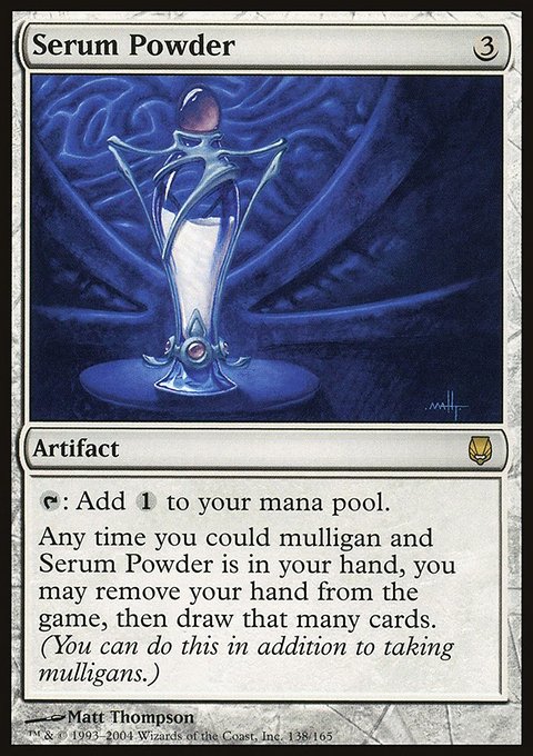 Serum Powder, Darksteel #138, Magic: The Gathering card