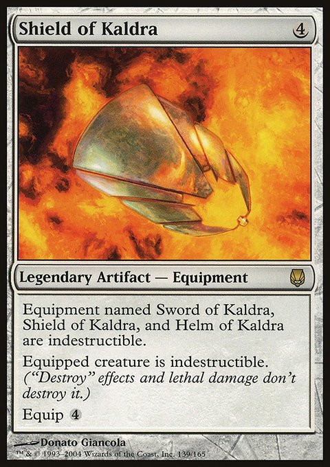 Shield of Kaldra, Darksteel #139, Magic: The Gathering card