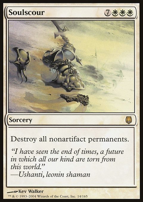 Soulscour, Darksteel #14, Magic: The Gathering card