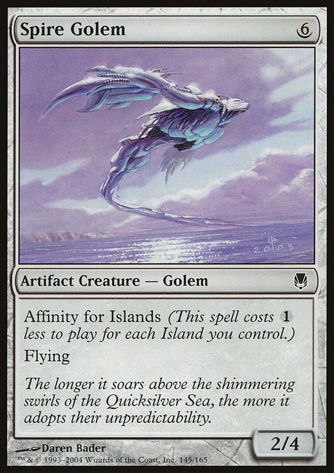 Spire Golem, Darksteel #145, Magic: The Gathering card