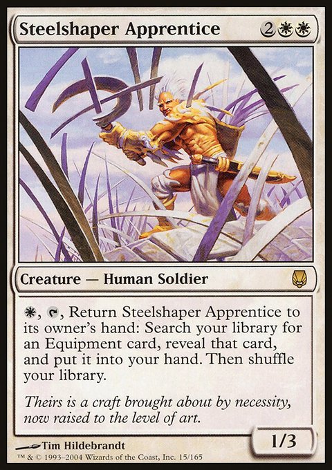 Steelshaper Apprentice, Darksteel #15, Magic: The Gathering card