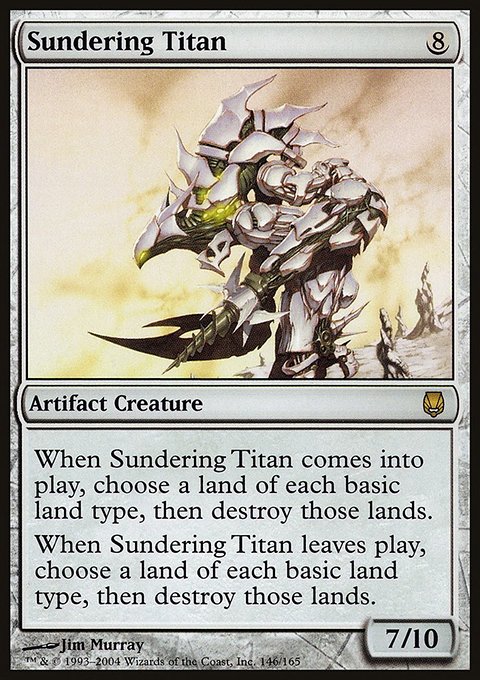 Sundering Titan, Darksteel #146, Magic: The Gathering card